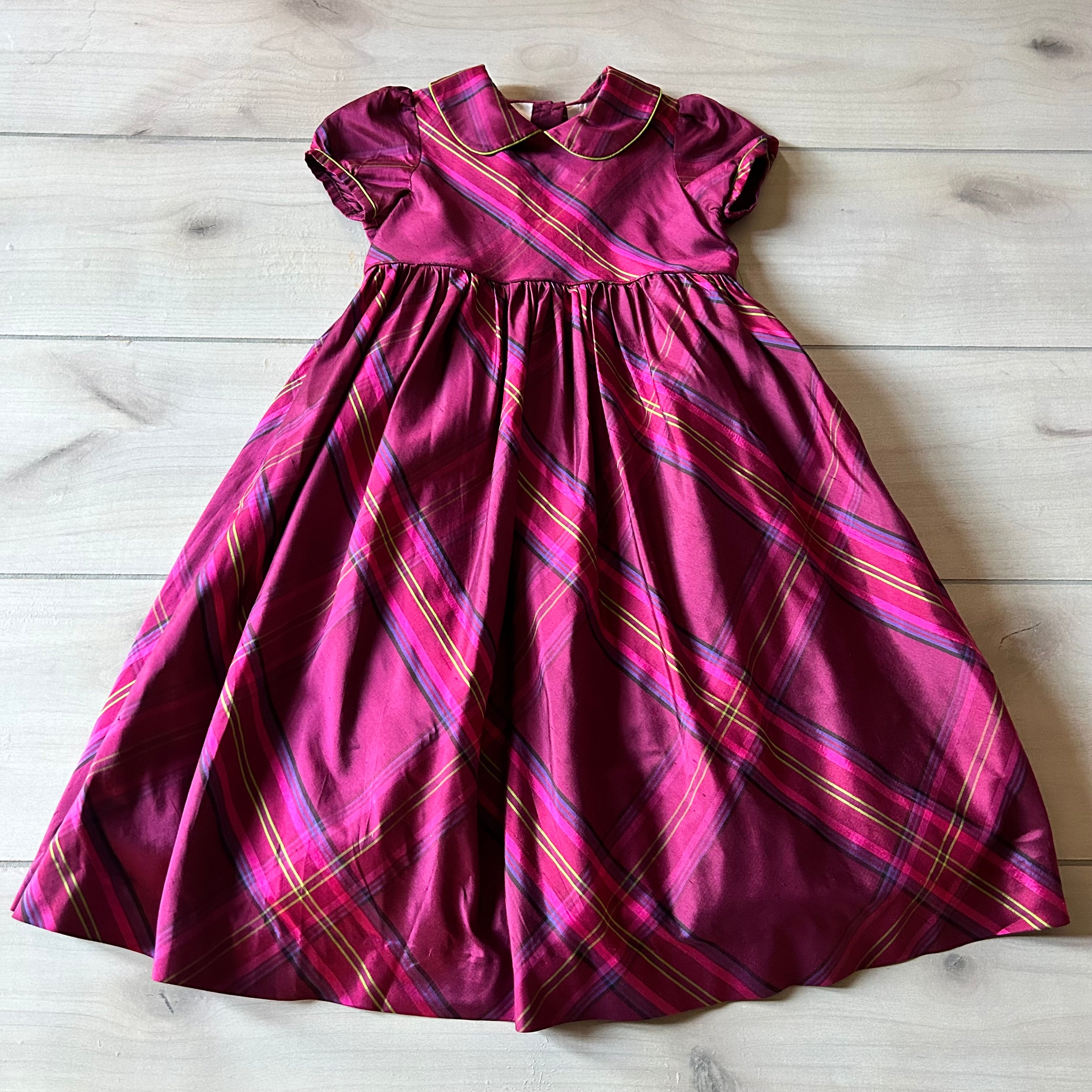Lilly Pulitzer Berry Plaid Silk Dress Lilly Pulitzer Berry Plaid Silk Dress