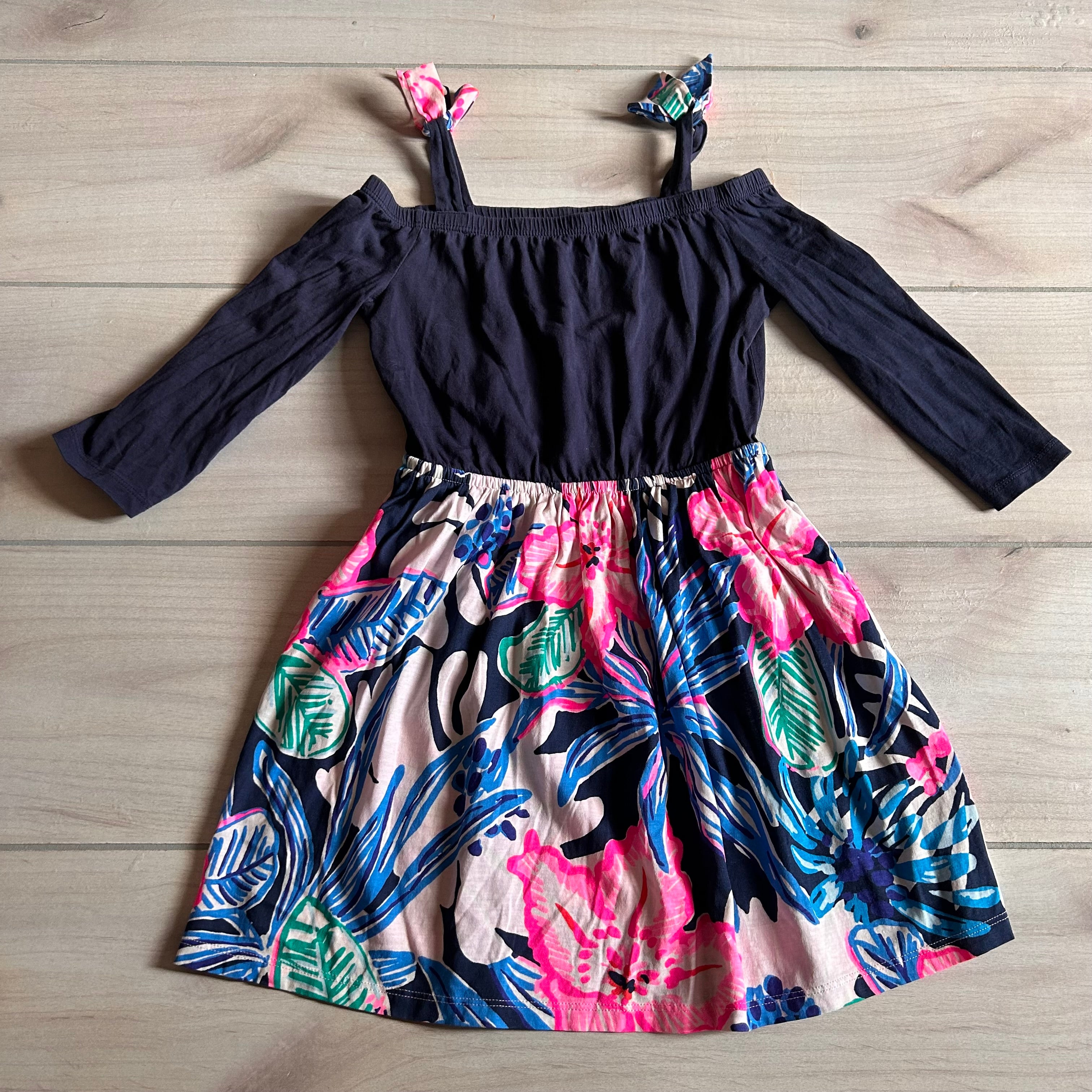 navy blue lilly pulitzer dress Womens Dresses Lilly Pulitzer Wisteria Elbow Sleeve V-Neck Maxi Dress in Low Tide Navy BOUQUET ALL Day, Size 4
