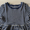 NWT Hanna Andersson Moon & Back Organic Cotton Navy Striped Organic Cotton Dress