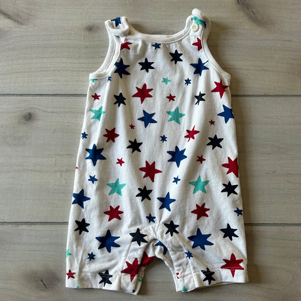 Hanna Andersson Star Print Organic Cotton Romper