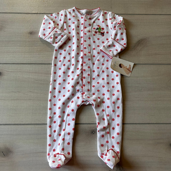 NWT Magnolia Baby Santa Peppermint Sleeper