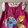 Shades Pink Fish Applique Dress