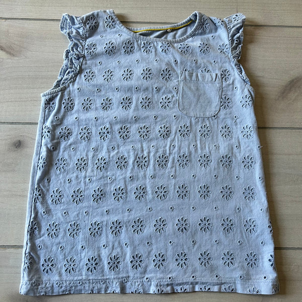Mini Boden Lilac Eyelet Lined Top