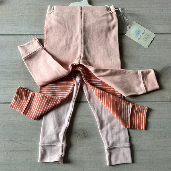 NWT Cloud Island 3 Pk Cotton Leggings