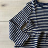 NWT Hanna Andersson Moon & Back Organic Cotton Navy Striped Organic Cotton Dress