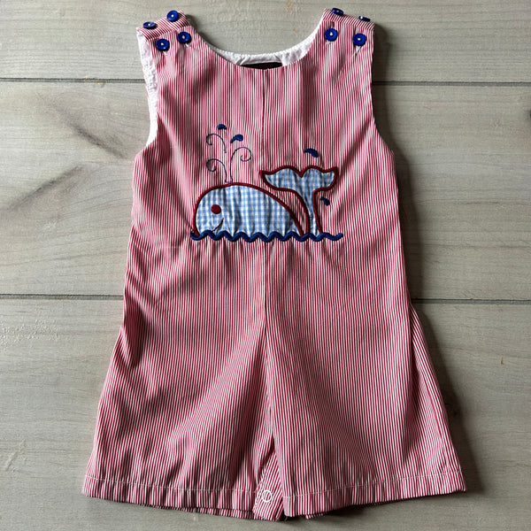 Lil Cactus Whale Applique Romper
