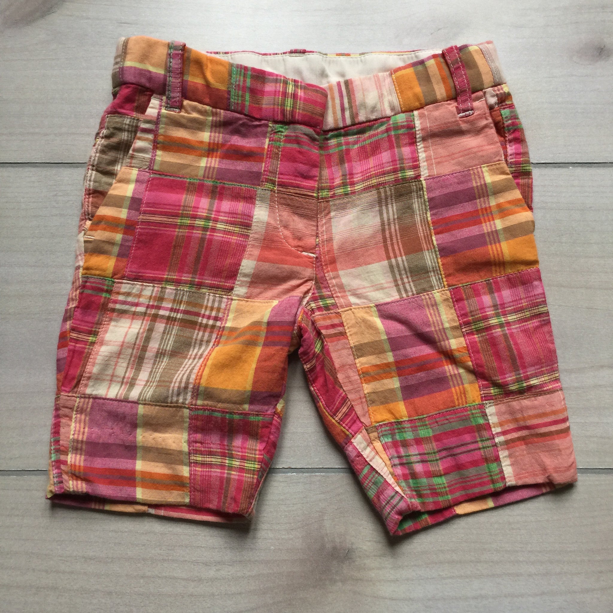 Girl Plaid Bermuda Shorts White Stag Women's Plaid Bermuda Shorts