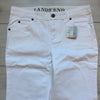 NEW Land's End White Denim Jeans