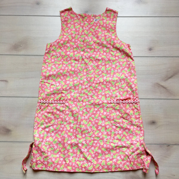 Lilly Pulitzer Pink Pineapple Print Shift Dress