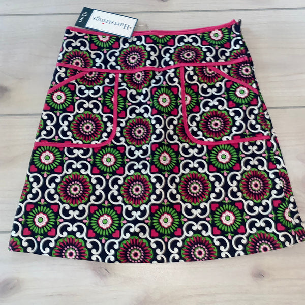 NEW Harstrings Pink & Navy Pattern Skort