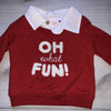 NEW Cat & Jack Oh What Fun Holiday Sweatshirt - Sweet Pea & Teddy