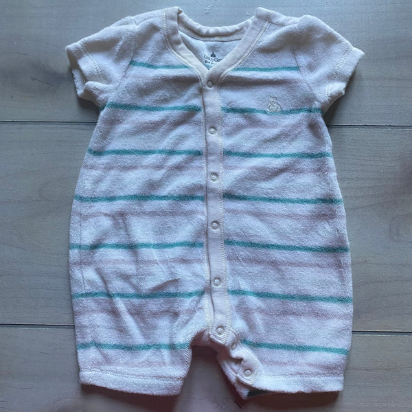 Baby Gap Terry Cream Striped Romper