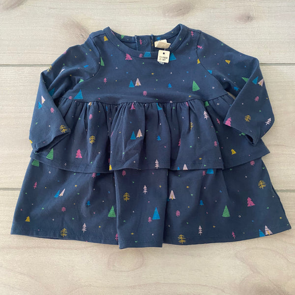 NEW Tucker & Tate Holiday Tree Ruffle Dress & Bloomer