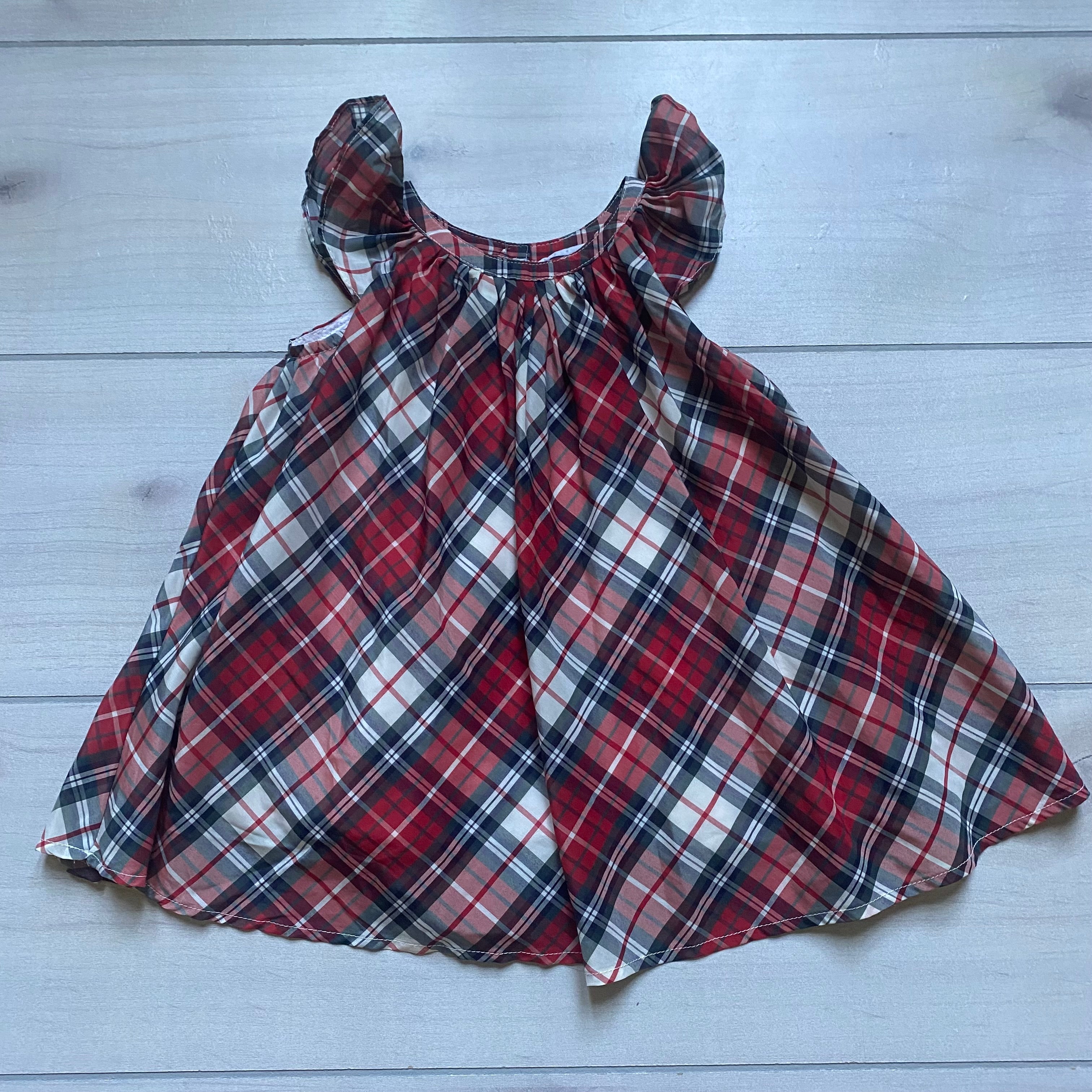 gap red plaid dress Baby Gap Plaid Zipper Pocket Dress Sweet Pea & Teddy