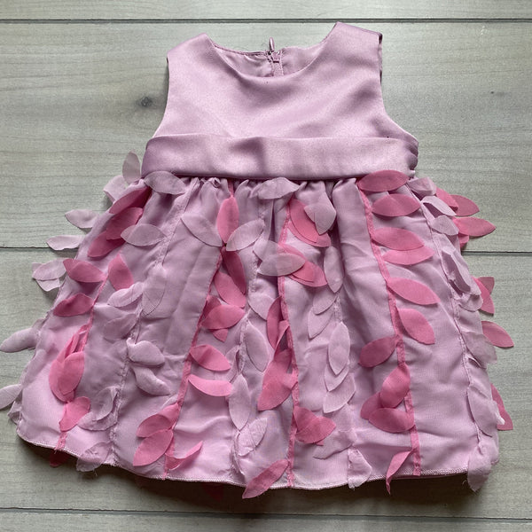 Princess Faith Pink Polyester Silky Feather Dress - Sweet Pea & Teddy