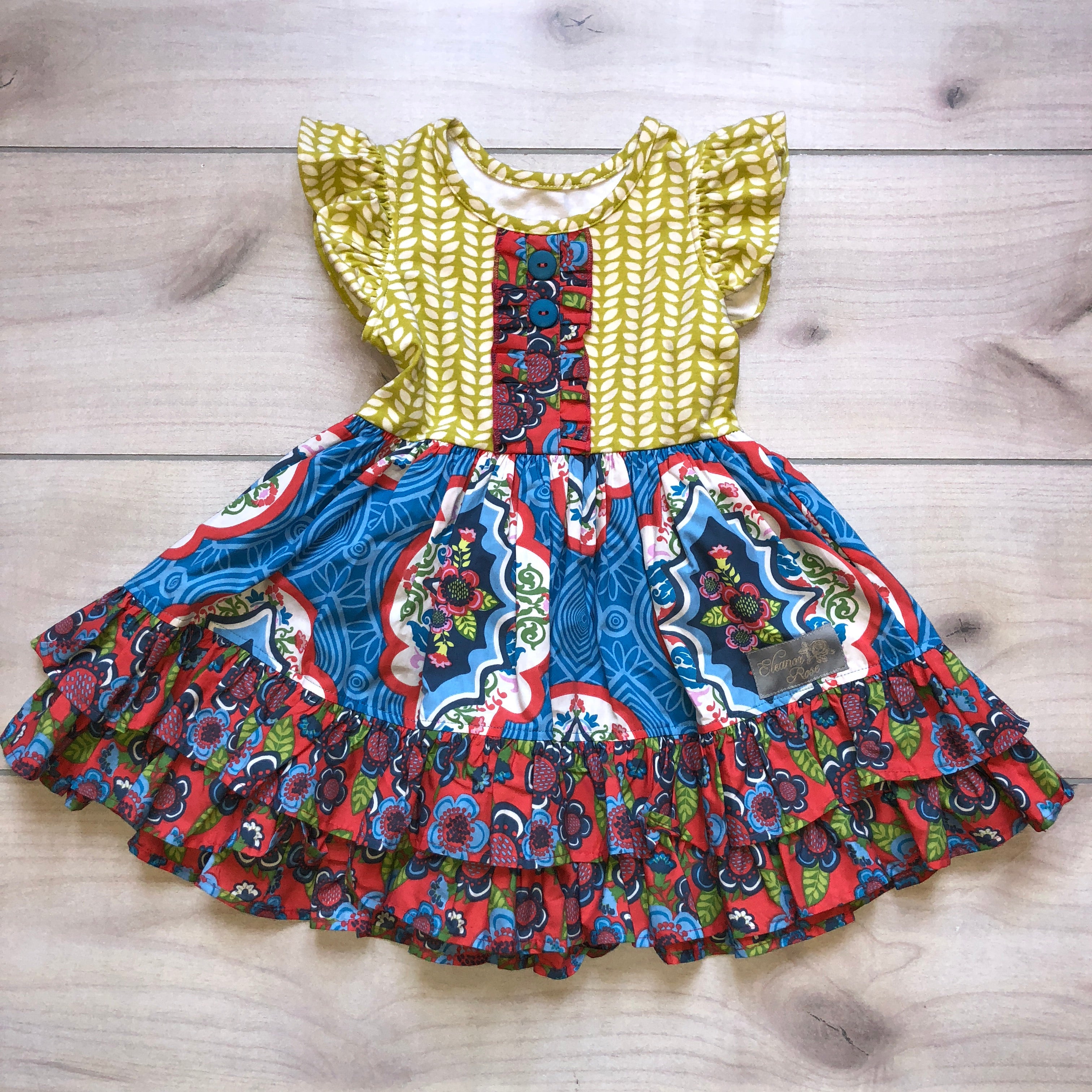 NEW Eleanor Rose Multi-Color Floral Print Dress NEW Eleanor Rose Multi-Color Floral Print Dress