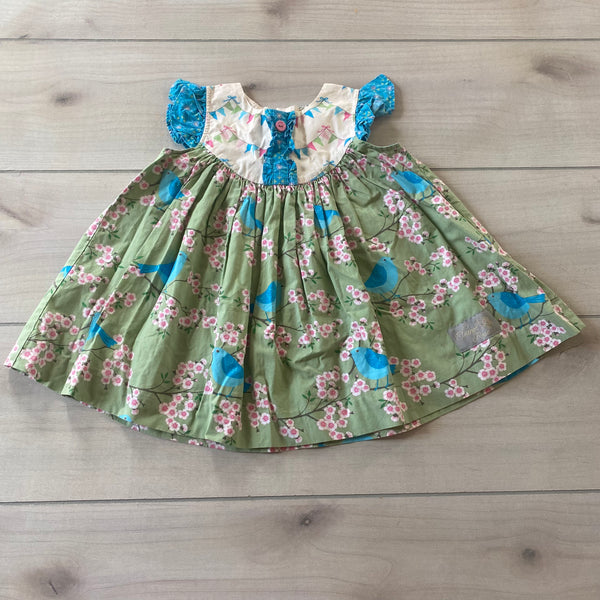 Eleanor Rose Gigi Birdie Pattern Dress