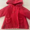 Mayoral Red Hooded Sweater Jacket