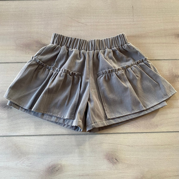 NEW Miss Cupcake Gray Flap Shorts