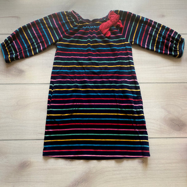Gymboree Navy Colored Stripe Pocket Dress