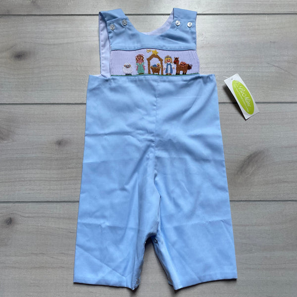 NEW Be Mine Nativity Smocked Romper