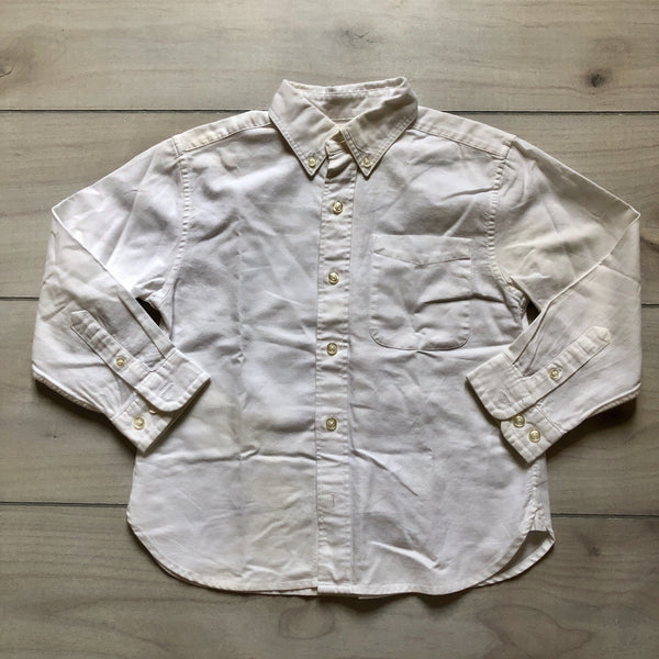 Lands End White Button Down Shirt - Sweet Pea & Teddy