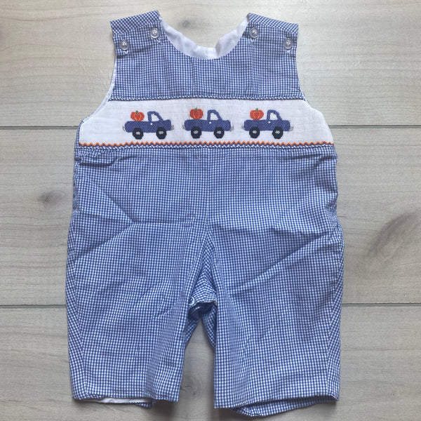 Classic Whimsy Smocked Pumpkin Romper