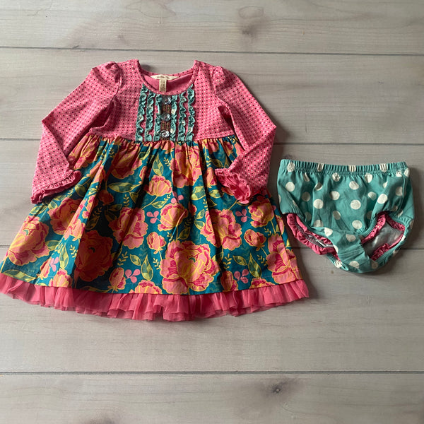 NWOT Matilda Jane Little Missy Dress & Bloomer