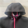 Ideology Black & Pink Polyester Spadex Performance Zipper Jacket