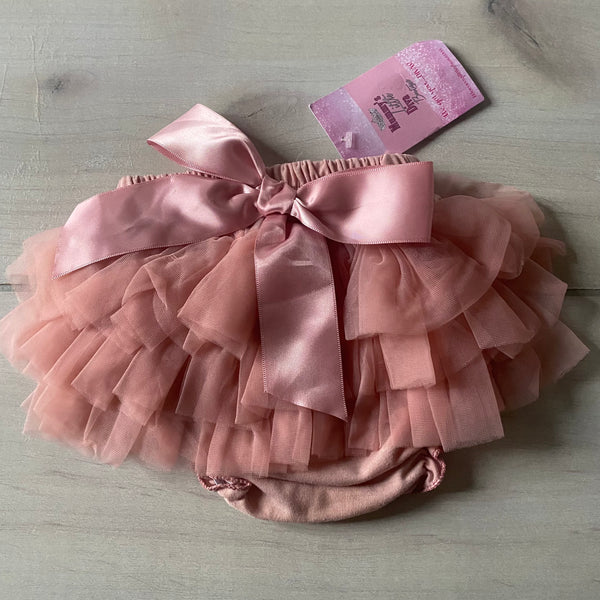 NWT Mummy's Little Diva Mauve Ruffle Tulle Bloomer