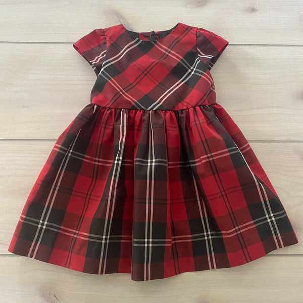 Ralph Lauren Red Plaid Holiday Dress