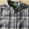 Ralph Lauren Blue & Gray Checkered Button Down Shirt