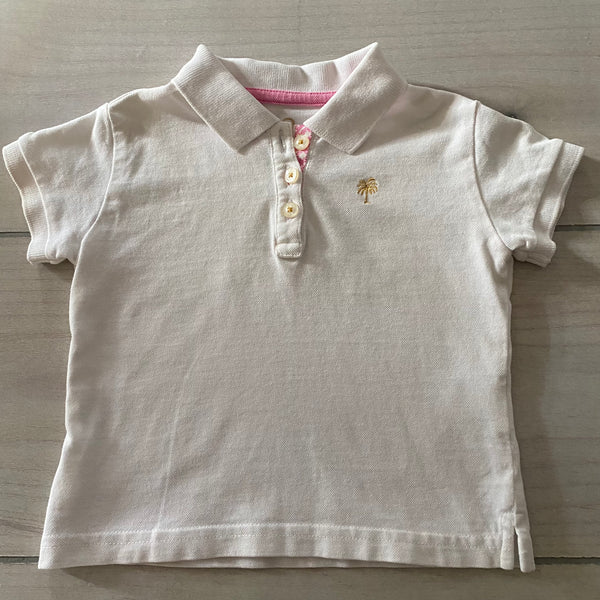 Lilly Pulitzer White Polo Shirt