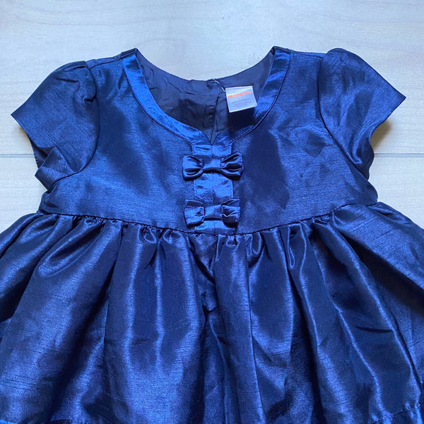 Gymboree Navy Blue Polyester Dress  Sweet Pea & Teddy