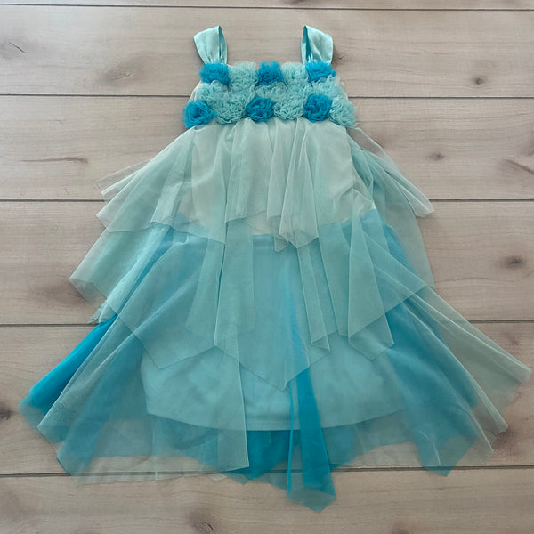 Biscotti Blue Tulle Dress