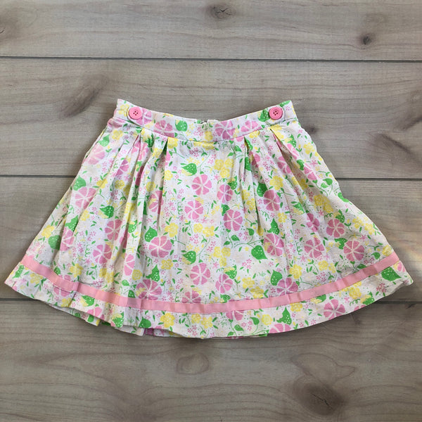 Lilly Pulitzer Pink & Yellow Floral Skirt