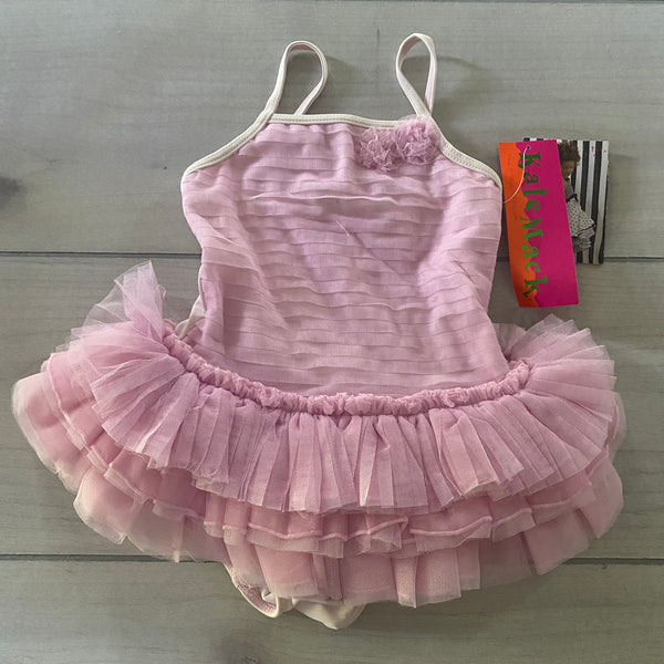 NEW Kate Mack Pink Ruffle Swimsuit