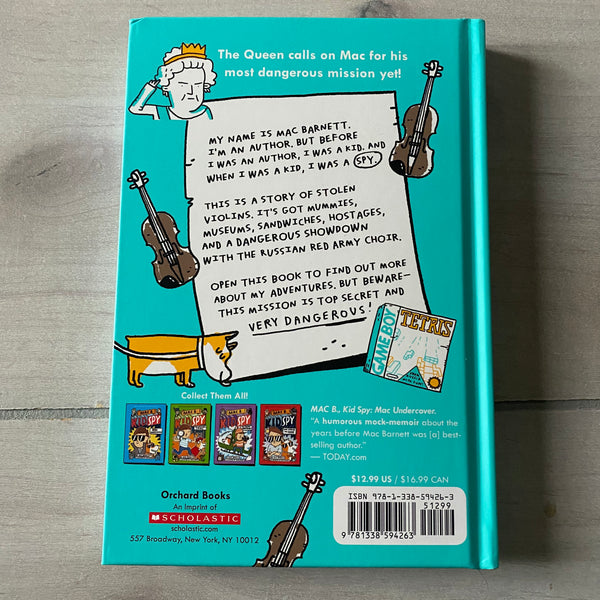 Mac B Kid Spy Hardcover Book – Sweet Pea & Teddy