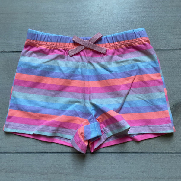 NEW Children's Place Bright Striped Pull On Elastic Waist Shorts - Sweet Pea & Teddy