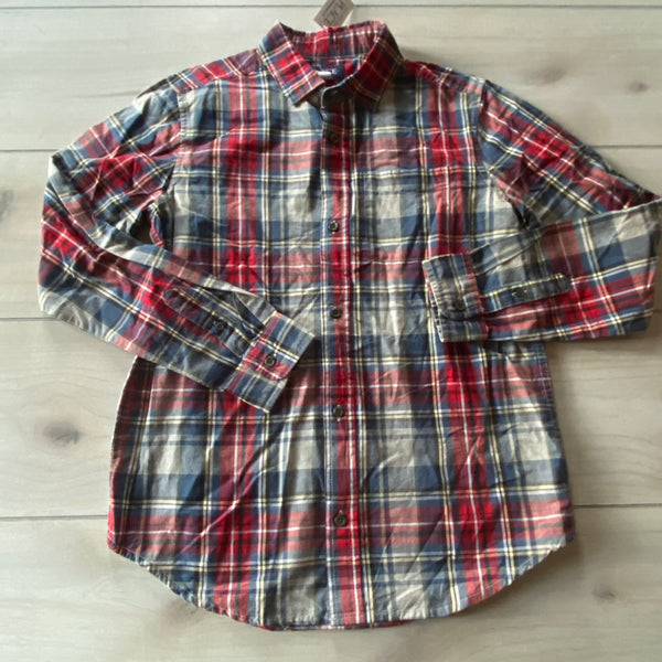 NEW Children's Place Plaid Tartan Button Down Shirt