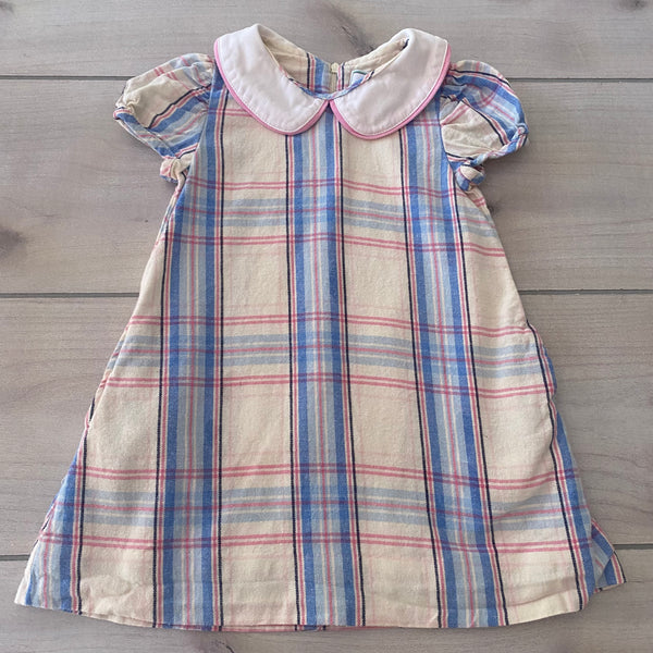 CPC Childrenswear Plaid Zipper Dress