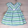 Gymboree Navy & Green Striped Dress