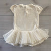 Baby Gap Cream Sweater Tulle Bottom Dress & Matching Cotton Tights