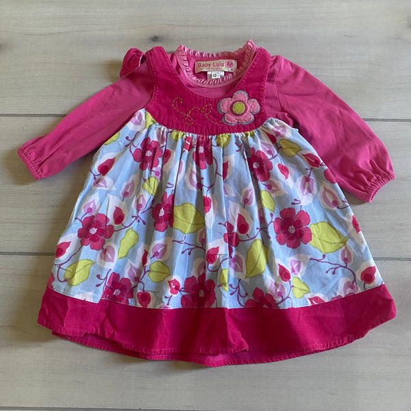 Baby Lulu Floral Corduroy Dress & Top