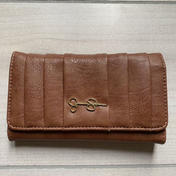 NEW Jessica Simpson Brown Snap Wallet - Sweet Pea & Teddy