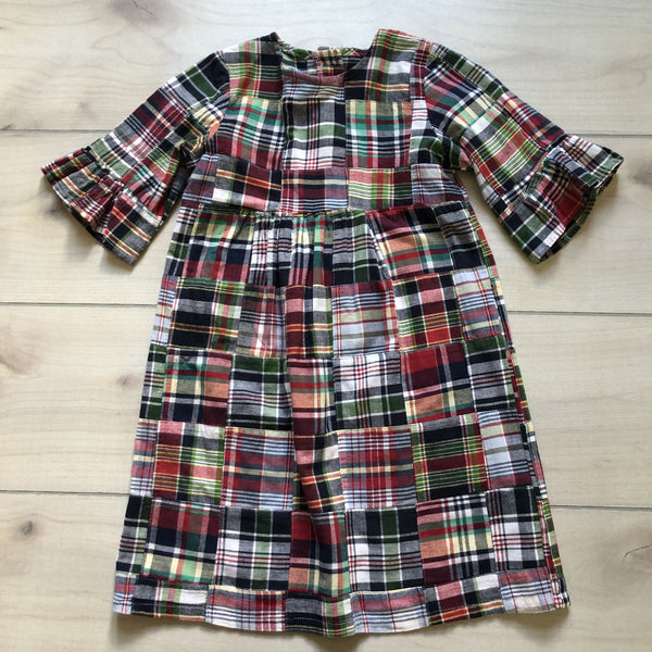 Southern Sunshine Kids Plaid Madras Print Dress - Sweet Pea & Teddy