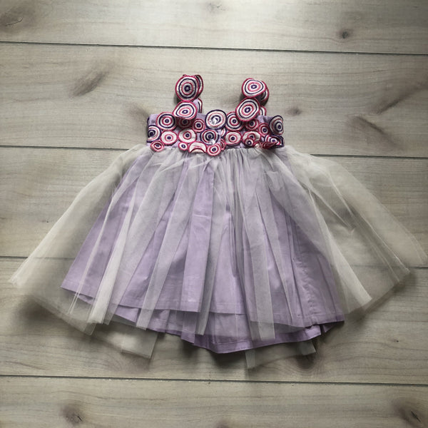 Halabaloo Orchid & Pink Circle Top Tulle Dress - Sweet Pea & Teddy