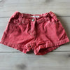 Mini Boden Fine Stripe Interior Adjustable Button Tab Waist Shorts