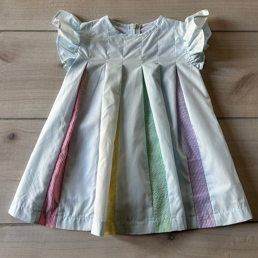 The Yellow Lamb Pleated Dress