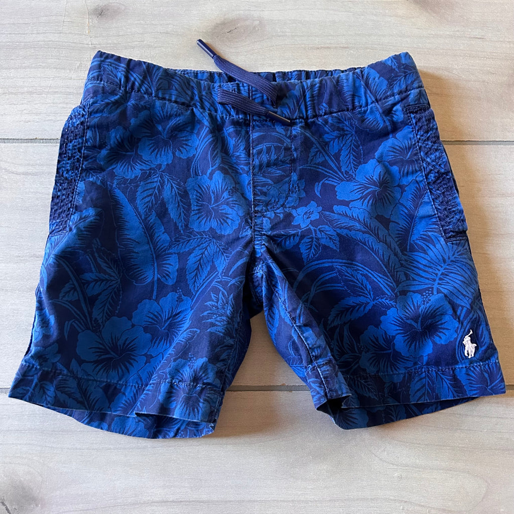 Ralph Lauren Polo Navy Blue Tropical Shorts
